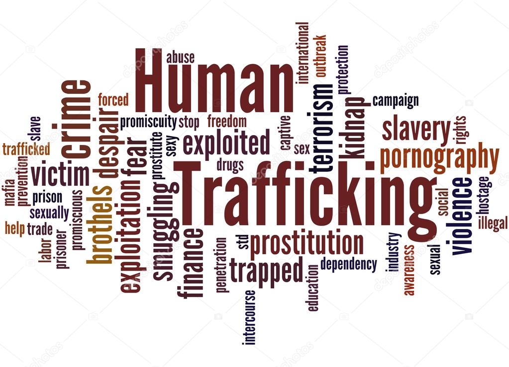 Human Trafficking, word cloud concept 8 Stock Photo by ©kataklinger