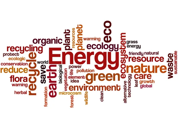 エネルギーの代替、単語クラウド コンセプト 4 — ストック写真