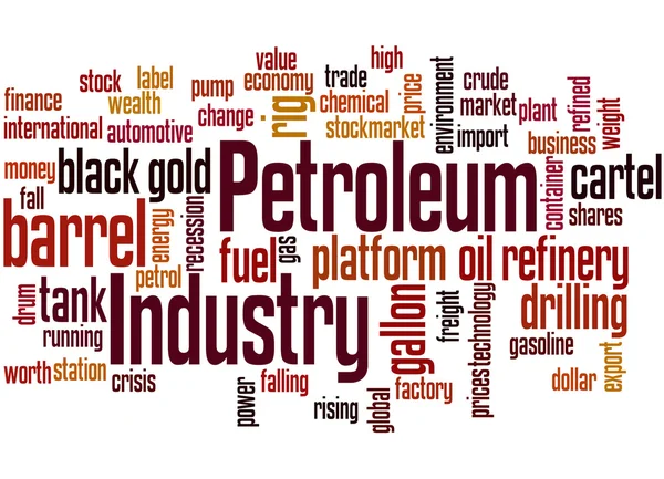 Petroleum Industry, word cloud concept 6 — Stock Photo, Image