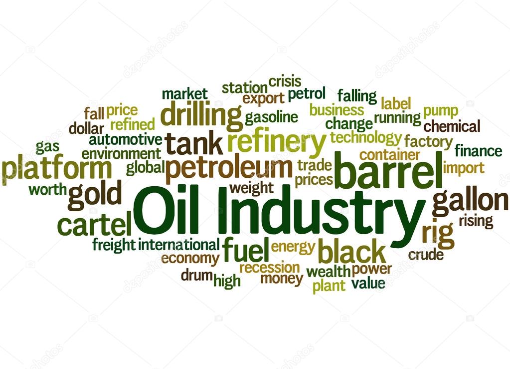 Oil Industry, word cloud concept 2 — Stock Photo © kataklinger 105645168