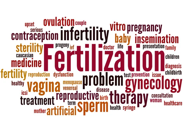 Fertilización, concepto de nube de palabras 9 —  Fotos de Stock