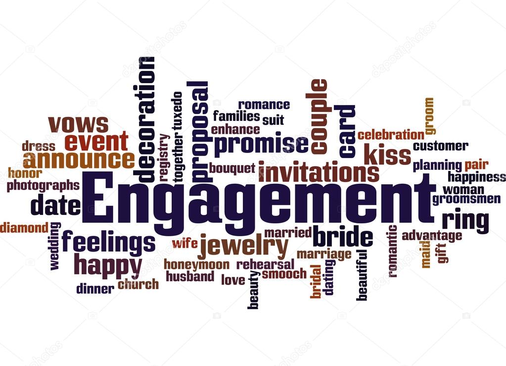 Engagement, word cloud concept 3 — Stock Photo © kataklinger 108408076