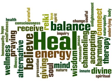 Heal, word cloud concept 9 clipart