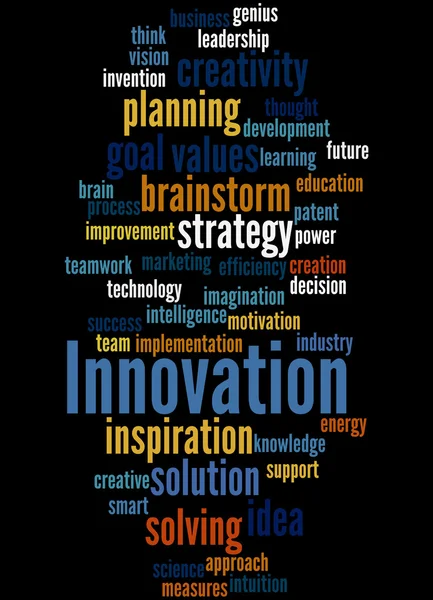 Innovatie, word cloud concept — Stockfoto