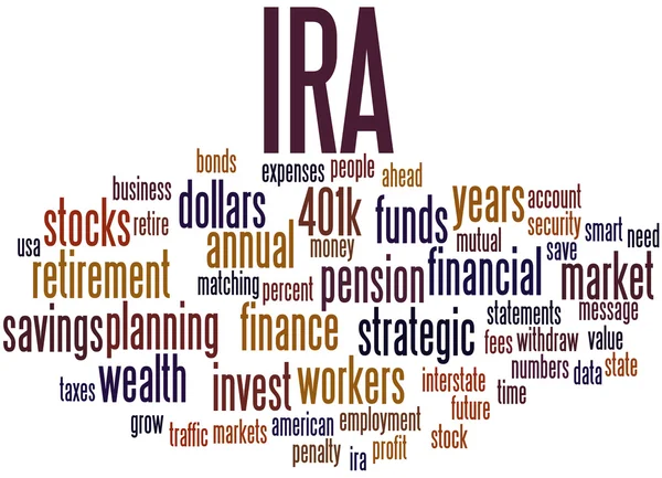 IRA, ordet cloud koncept 9 — Stockfoto