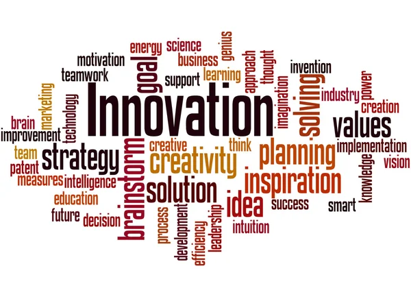 Innovation, word cloud concept 6 — Stock Photo, Image