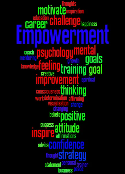 Empowerment, word cloud concept 3 — Stock Photo, Image