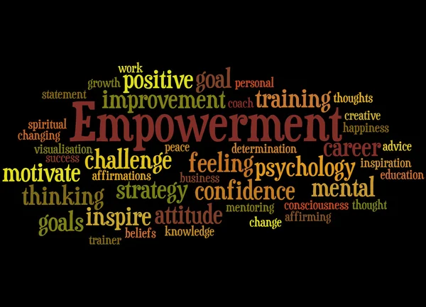 Empowerment, concetto di word cloud 5 — Foto Stock