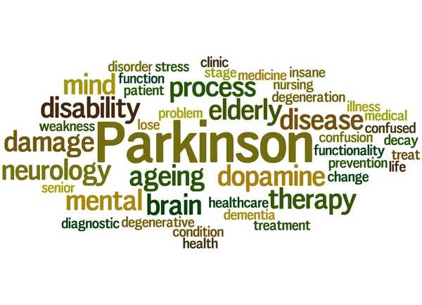 Parkinson, word cloud concept 8 — Stockfoto