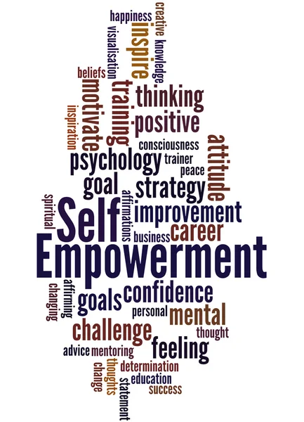Self Empowerment, word cloud concept 6 — Stock fotografie