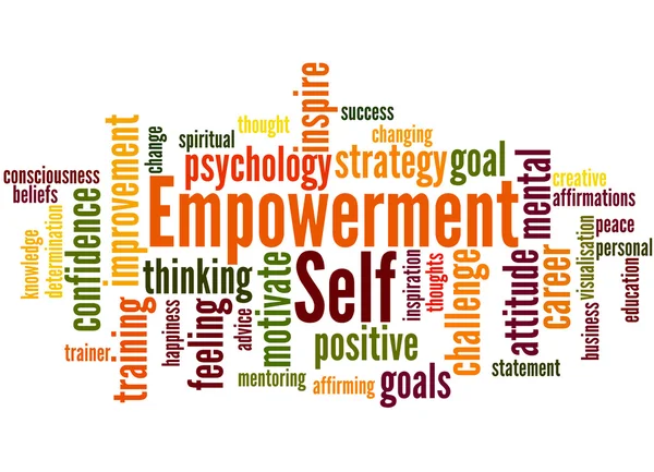 Self Empowerment, word cloud concept 7 — Stockfoto