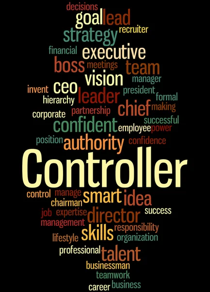 Controlador, concepto de nube de palabras 5 — Foto de Stock