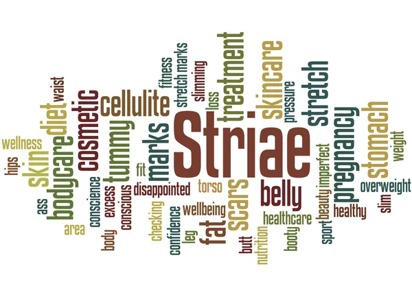 Striae, concepto de nube de palabras 4 —  Fotos de Stock