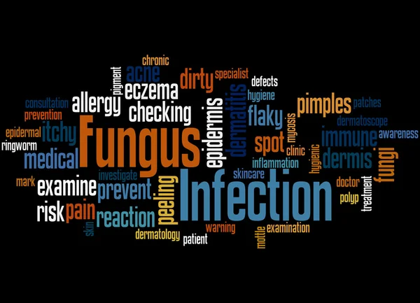 Fungus Infection, word cloud concept 5 — Stock Photo, Image