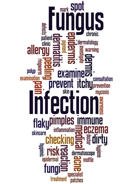 Fungus Infection, word cloud concept 8 — Stock Photo, Image