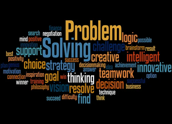 Problem Solving, word cloud concept — Stockfoto