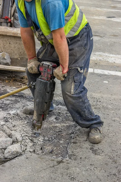 Hål maskin operatör arbetare 3 — Stockfoto