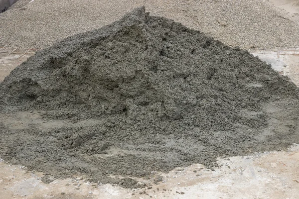 Куча бетона для мощения плитки — стоковое фото