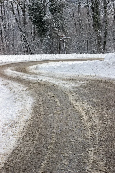 Cura della strada invernale 3 — Foto Stock