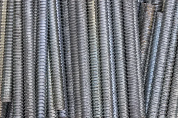 Close up of long screw thread 2 — Stock Photo, Image