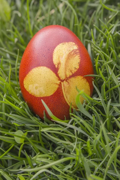 Teñido impreso huevo de Pascua —  Fotos de Stock