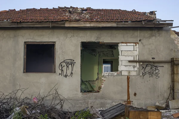古い住宅の解体 — ストック写真
