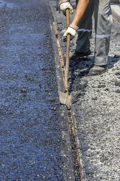 Überschüssiger Asphalt 2 — Stockfoto