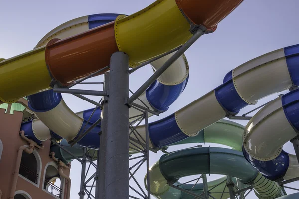 Wasserrutschen — Stockfoto