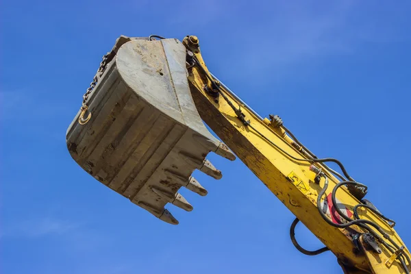 Pouring concrete at construction site — Stock Photo, Image