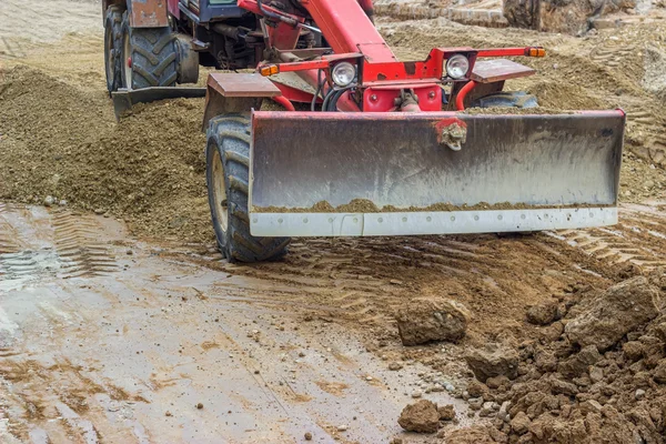 Pouring concrete at construction site Stock Photo