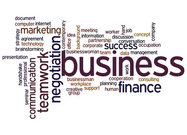 Business word cloud concept 5 — Stock Photo, Image