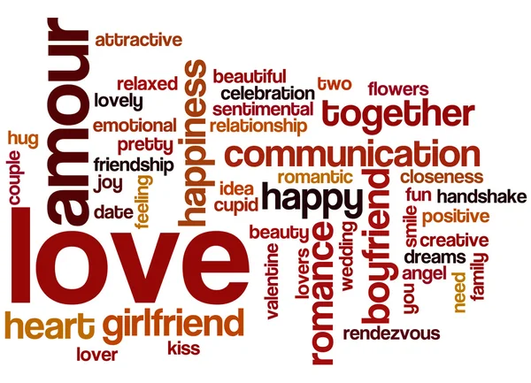 Love, word cloud concept 4 — Stock Photo, Image