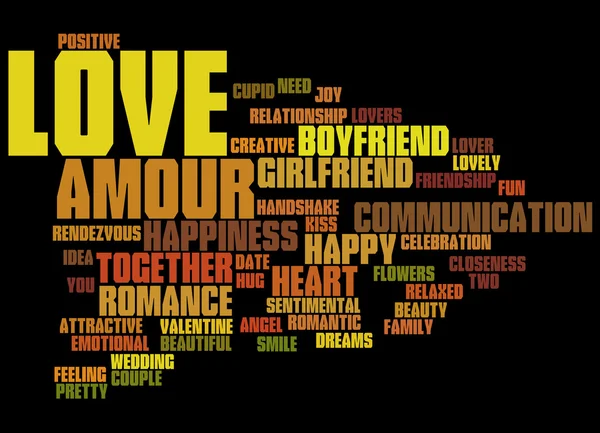 Love, word cloud concept 5 — Stock Photo, Image