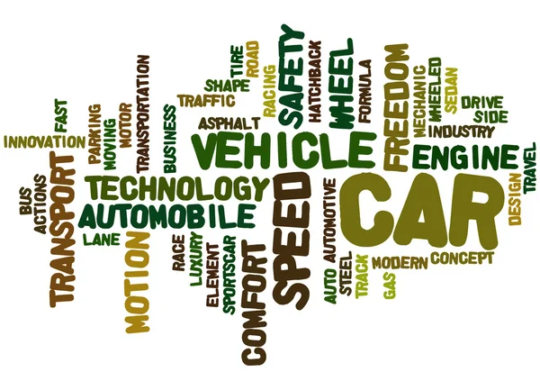 Car, word cloud concept 8 — Stock Photo, Image