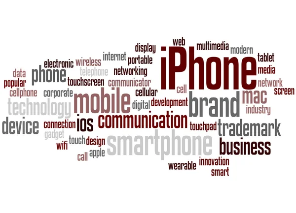 IPhone, wearable technology word cloud concept 5 — Stock Photo, Image