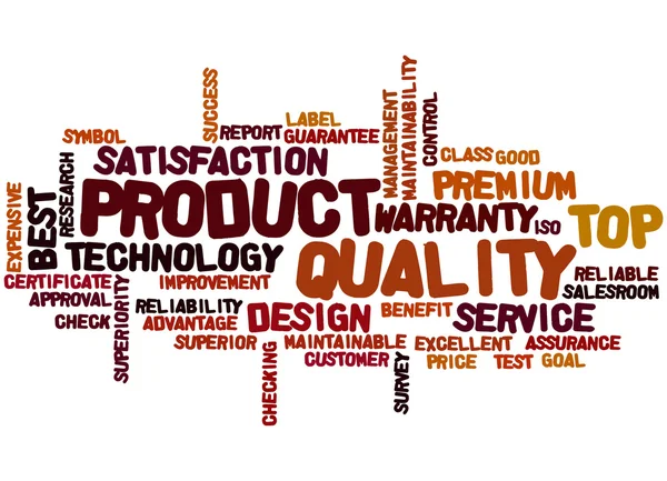 Product Quality, word cloud concept 5 — Stock Photo, Image