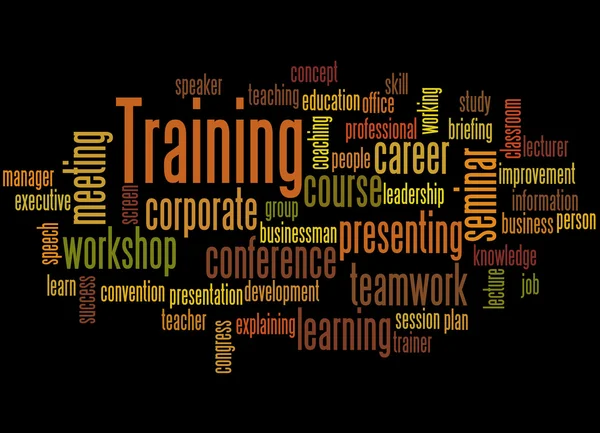 Formazione, concetto di word cloud 3 — Foto Stock