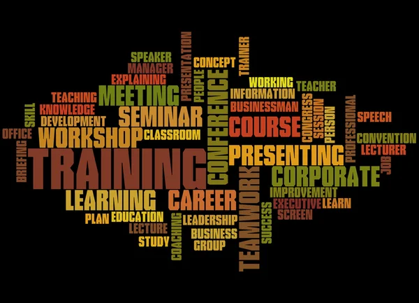 Formazione, concetto word cloud 7 — Foto Stock