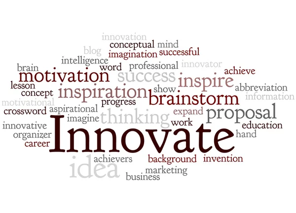 Innoveren, word cloud concept 5 — Stockfoto