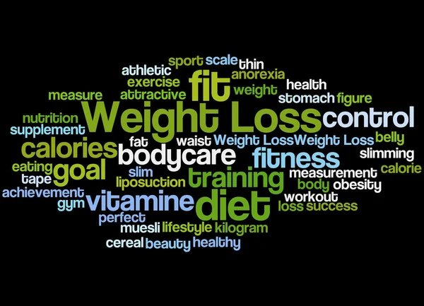 Weight Loss, word cloud concept 4 — Stock Photo, Image