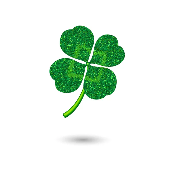 Clover as a symbol of luck — Stock Vector