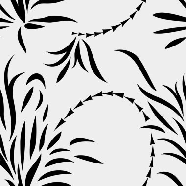 Sorunsuz soyut bitkiler