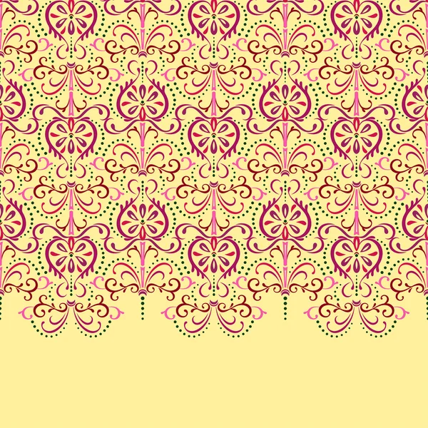 Arrière-plan floral oriental — Image vectorielle