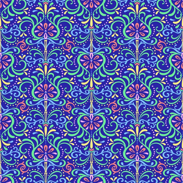 Muster orientalischer Blumen — Stockvektor