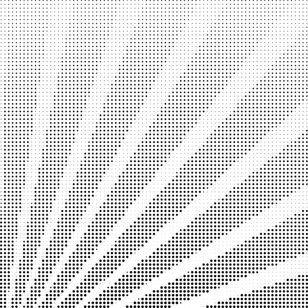 Vector halftone rays — Stock Vector