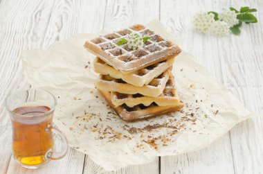 Viyana gofret. Homemade pişirme