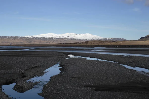 Porsmerkurvegur Hvolsvallur Ισλανδία Απρίλιος 2017 Φωτογραφίες Από Ένα Ταξίδι Ημερών — Φωτογραφία Αρχείου