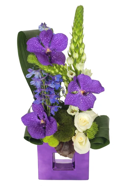 Kleurrijke bloemen regeling — Stockfoto