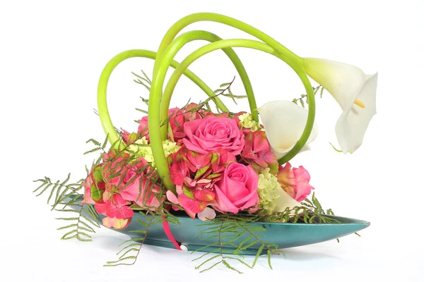 Kolorowy kwiatowy układ — Zdjęcie stockowe