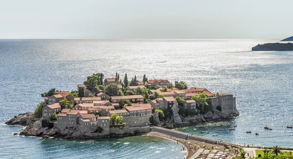 Cidade-Ilha Sveti Stefan — Fotografia de Stock